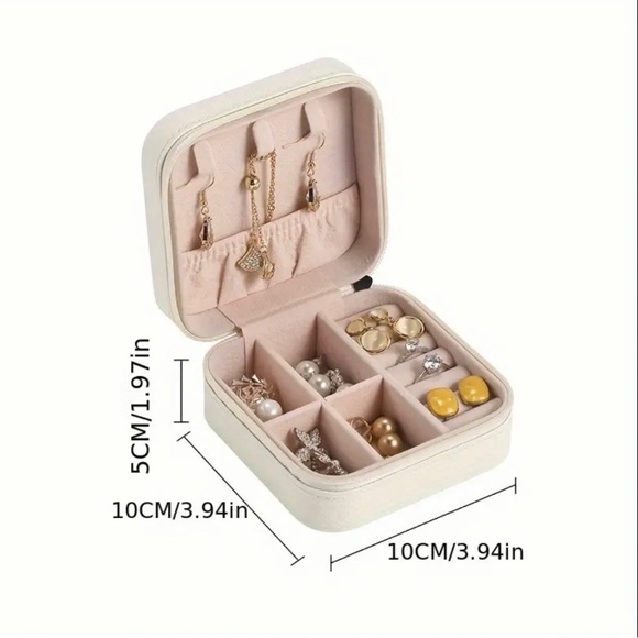 PICK  ONE 🌸Jewelry Box Portable Storage Organizer Zipper PortableTravel … - Picture 2 of 9
